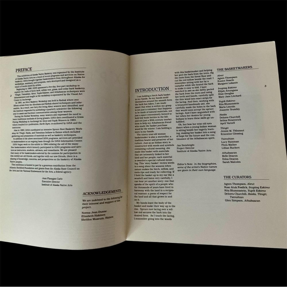 Interwoven Expressions:Works by Contemporary Alaska Native Basketmakers Catalog - Picture 3 of 8